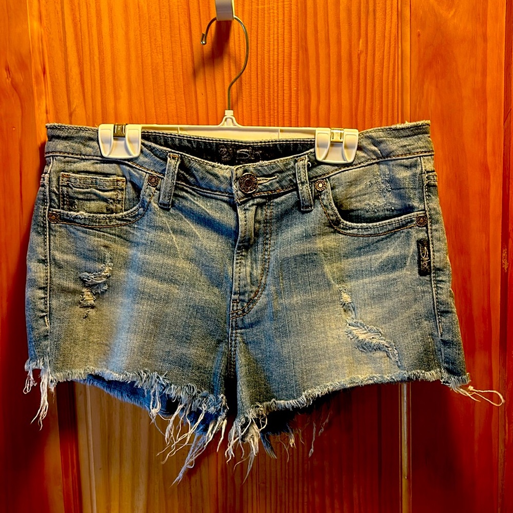 SILVER Jean Short - Size: 30 - “AIKO”